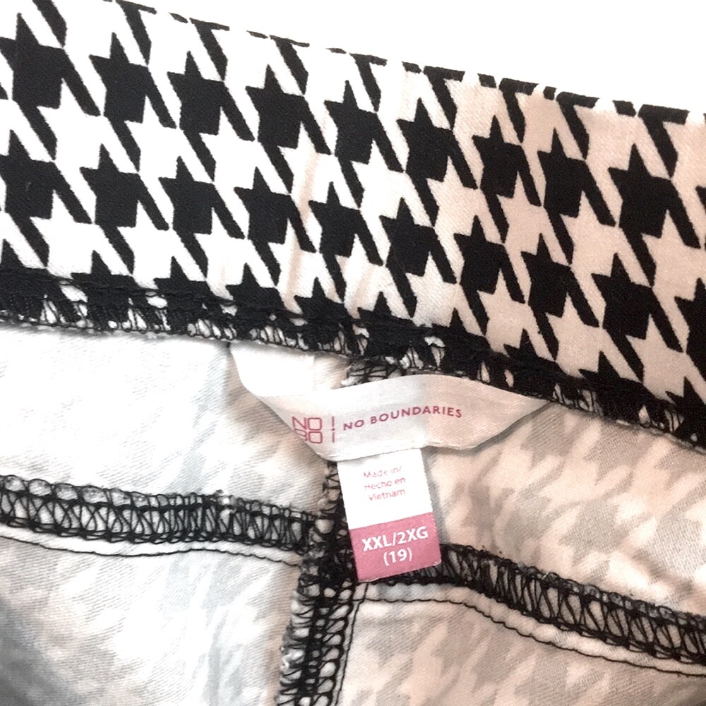 ‘NWOT’ Stretchy Houndstooth Pull-on Pants - Picture 5 of 8